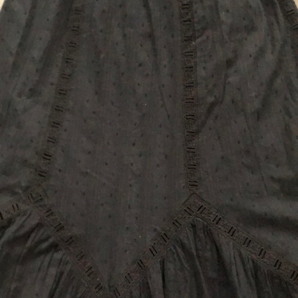 Gap 100% cotton woman’s black maxi dress - Picture 7 of 8